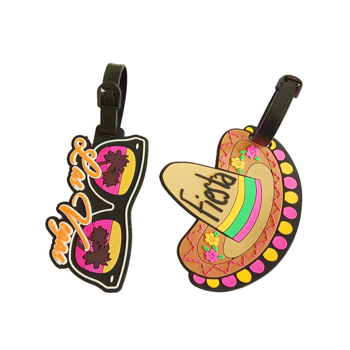 Unisex luggage tag in creative sombrero design Bowlift