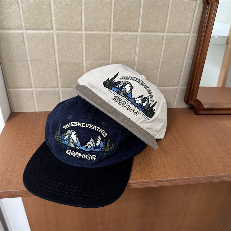Men's Embroidered Graphic Adventure Cap Bowlift