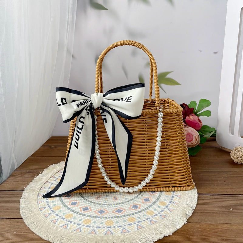 Women Diamond-shaped Handheld Basket Bowlift