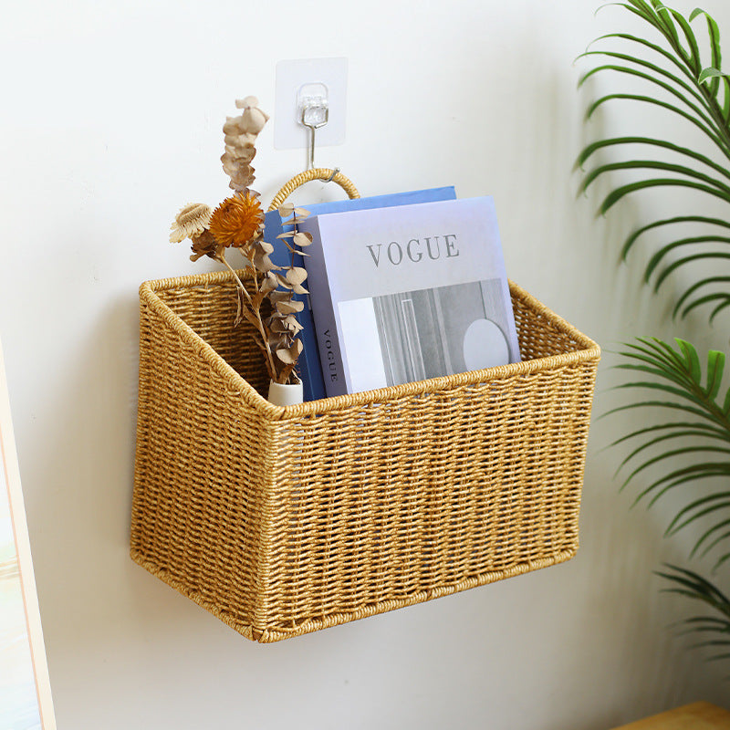 Decorative Woven Storage Basket Bowlift