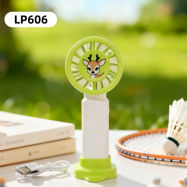 Women's Portable Mini Fan with Unique Lion Design Bowlift