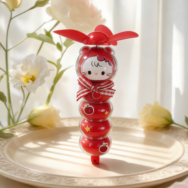Ladies creative portable mini fan with cat motif Bowlift