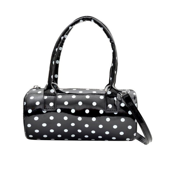 WoChic Structured Polka Dot Handbag Bowlift