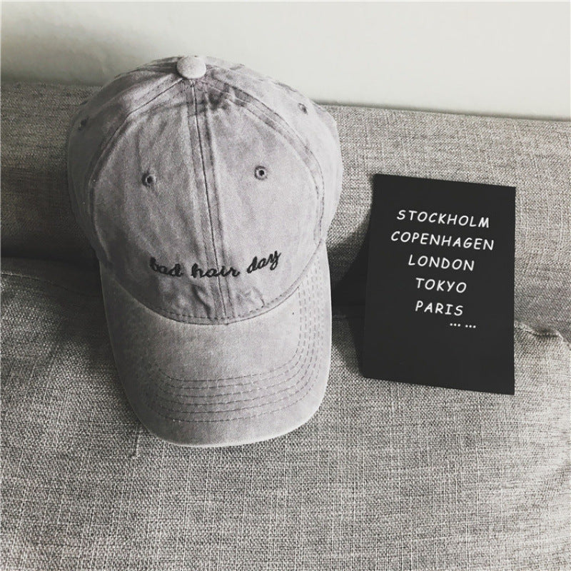 Women's Embroidered Casual Soft Cotton Baseball Cap Bowlift