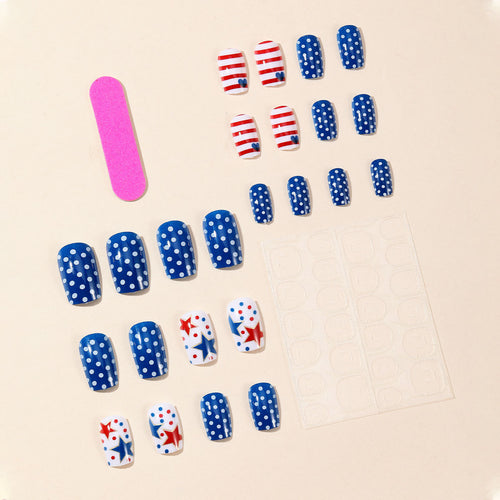Patriotic Celebration Nail Art Bowlift