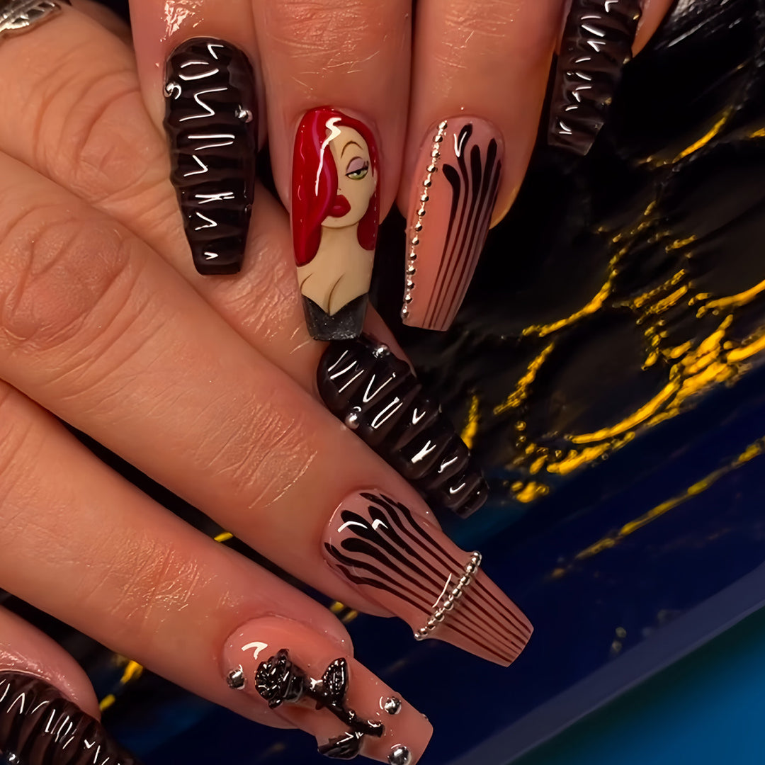 Artistic Character Nail Art Extensions Bowlift