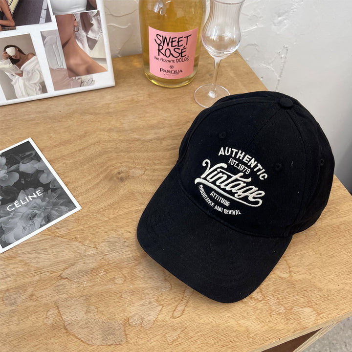 Men's Vintage-Inspired Cotton Baseball Cap Bowlift