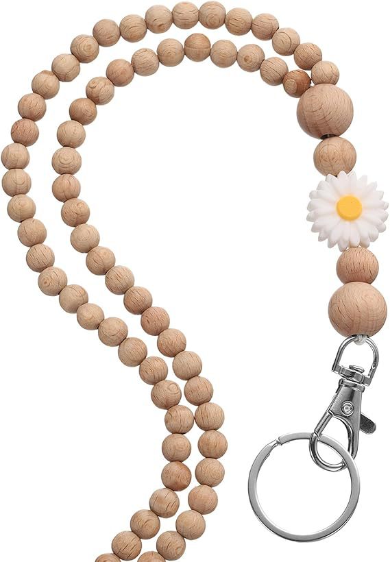 Decorative Beaded Keychain Lanyard Bowlift