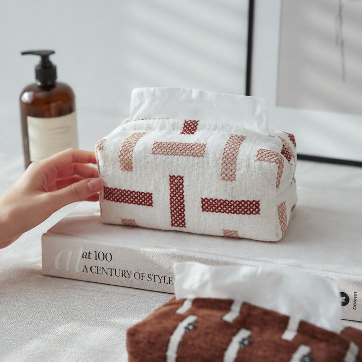 Stylish tissue dispenser cover