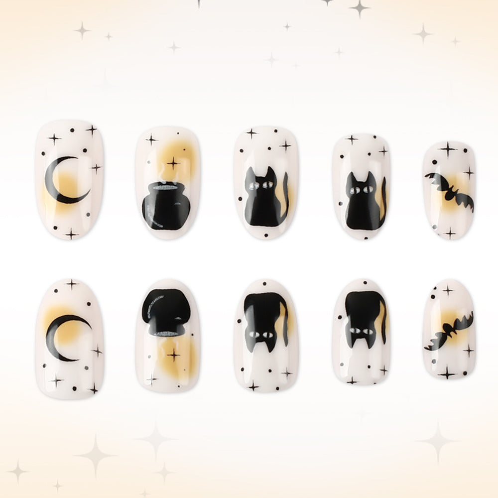 Halloween-Themed Nail Art Design Bowlift