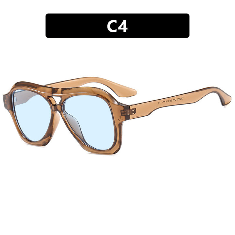 Women's fashionable sunglasses with unique design and protective UV filter Bowlift