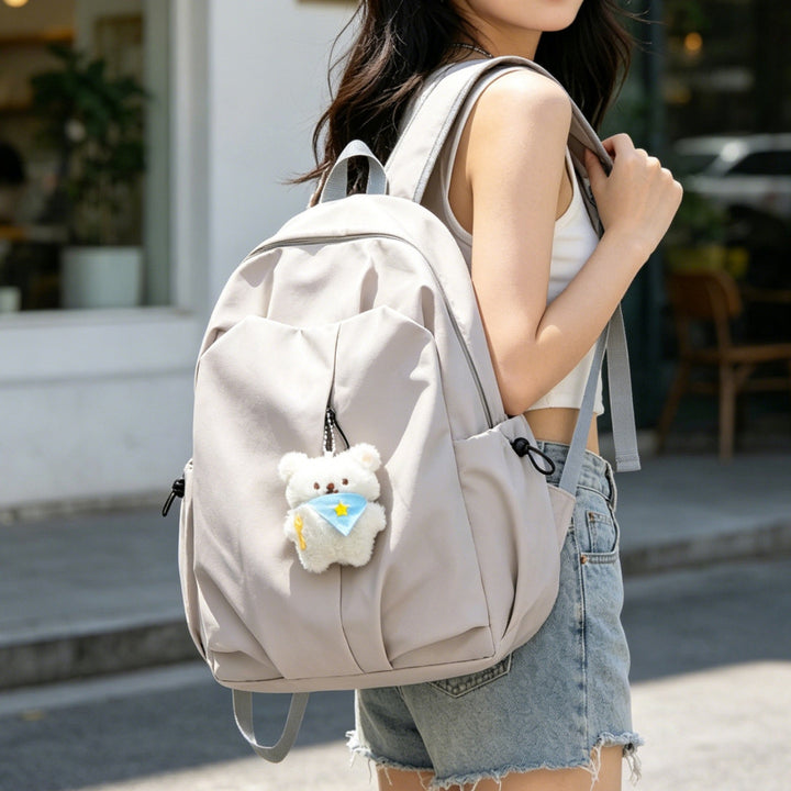 Functional Soft Fabric Backpack Bowlift