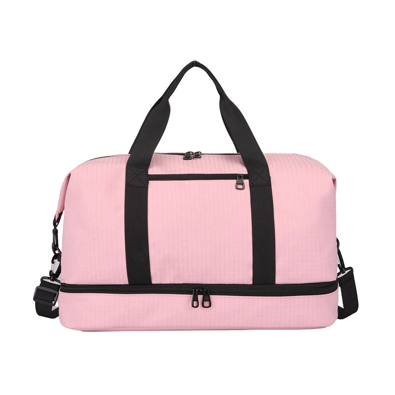 Sport Duffel Bag with Multiple Compartments and Sturdy Carry Handles Bowlift