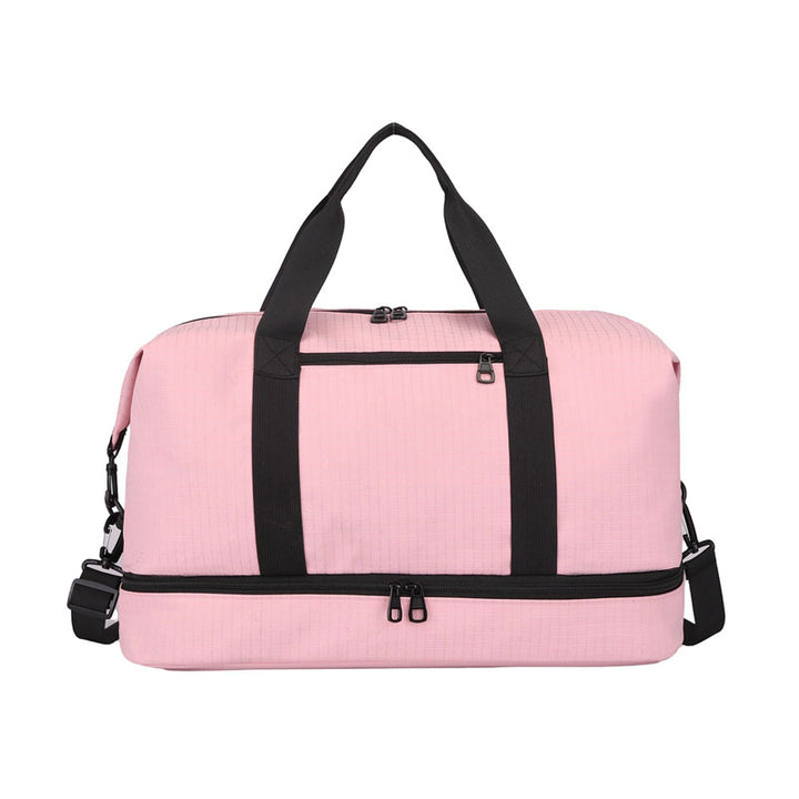 Sport Duffel Bag with Multiple Compartments and Sturdy Carry Handles Bowlift