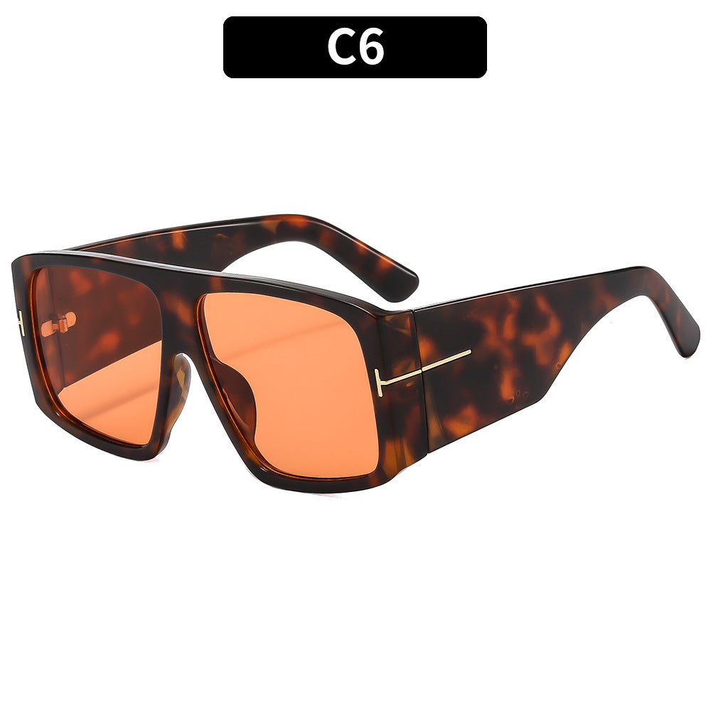 Oversized Geometric Sunglasses Statement Style