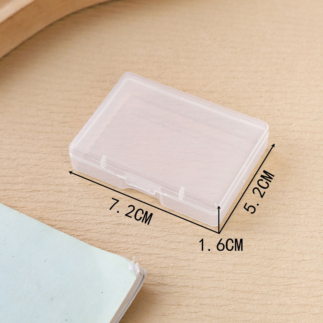 Compact Clear Pill Storage Case Bowlift