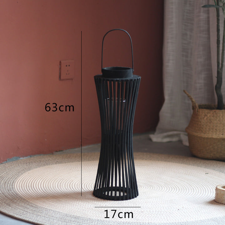 Modern lantern with braided design Bowlift