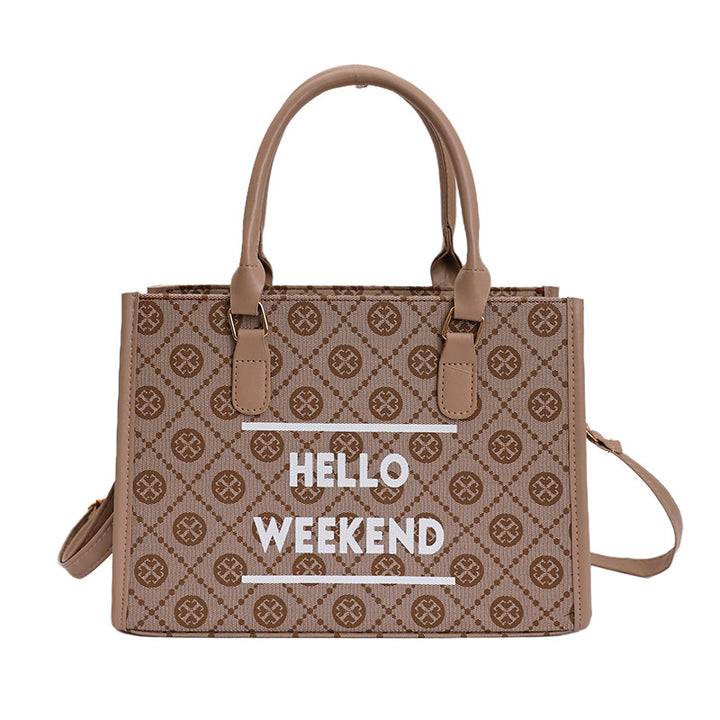 WoStylish Canvas Weekend Tote Bag Bowlift