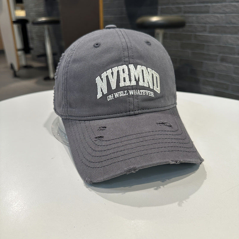 Men's Distressed Graphic Baseball Cap Bowlift
