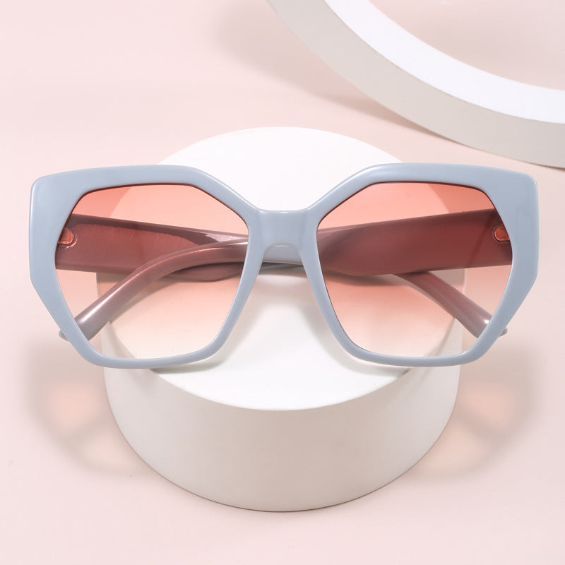 Women oversized geometric sunglasses Bowlift