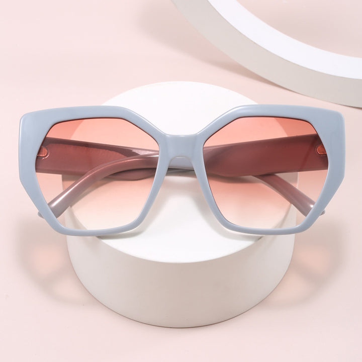 Women oversized geometric sunglasses Bowlift