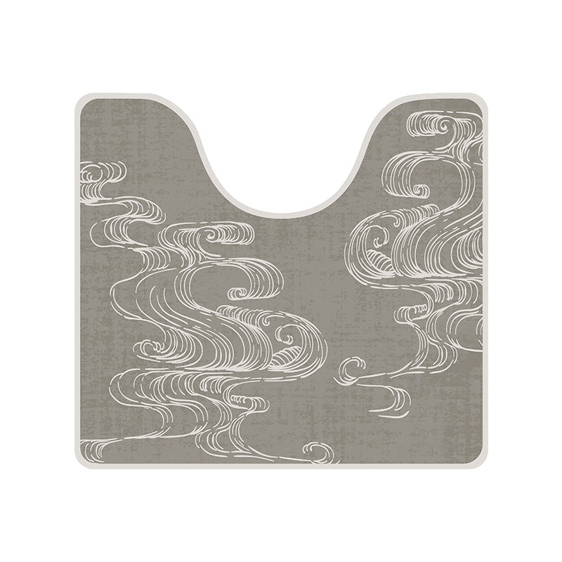 Decorative Bathroom Runner Mat Bowlift