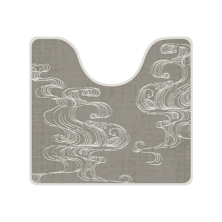 Decorative Bathroom Runner Mat Bowlift