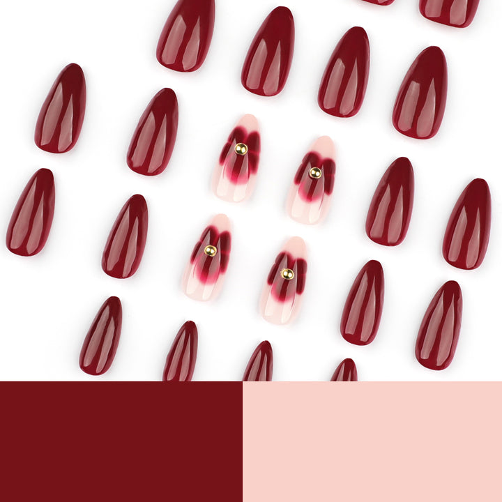 Elegant Nail Art with Floral Applications Bowlift