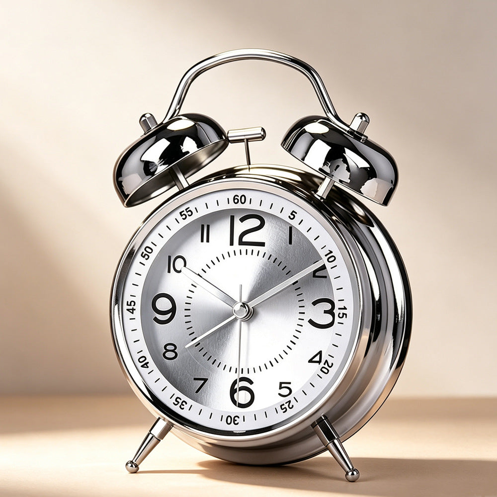 Classic Alarm Clock in Timeless Design Bowlift