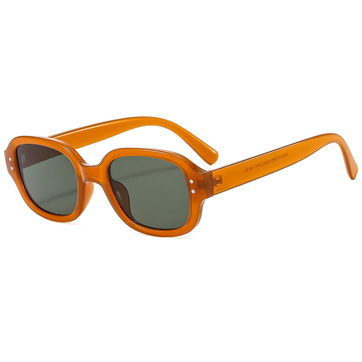 Women's sunglasses with modern, transparent frame and UV protection Bowlift