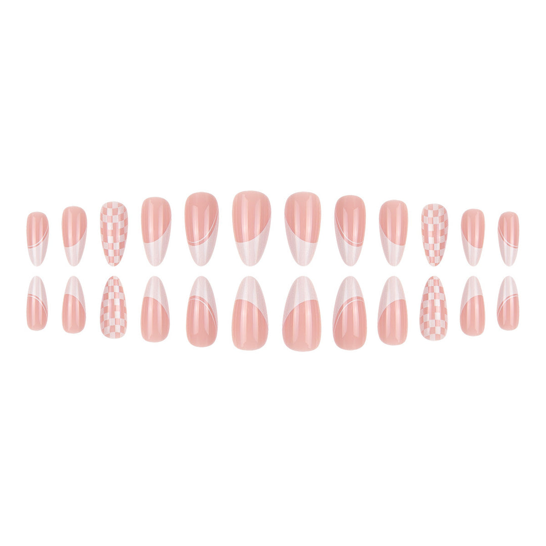 Elegant Stiletto Press-On Nail Extensions Bowlift