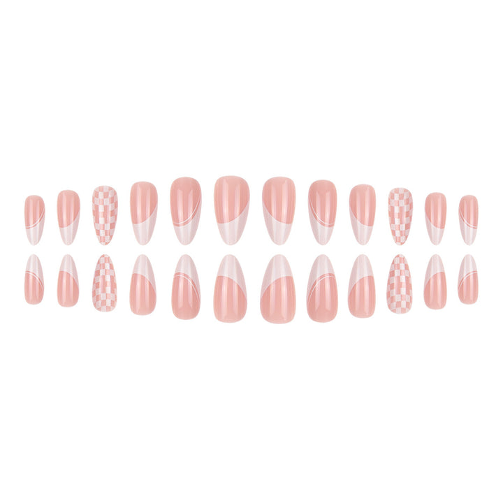 Elegant Stiletto Press-On Nail Extensions Bowlift