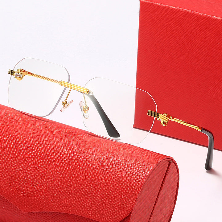Women's fashionable correction glasses with elegant minimalist frame Bowlift