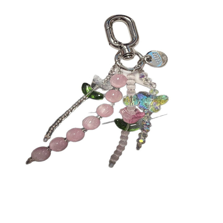 Decorative Beaded Charm Keychain Bowlift 1790135130
