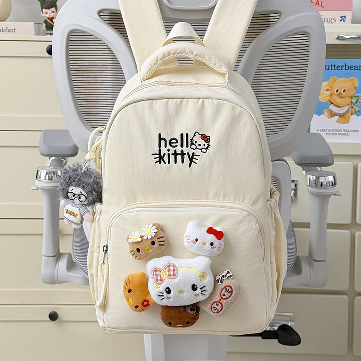 Charming Cartoon Embroidered Backpack