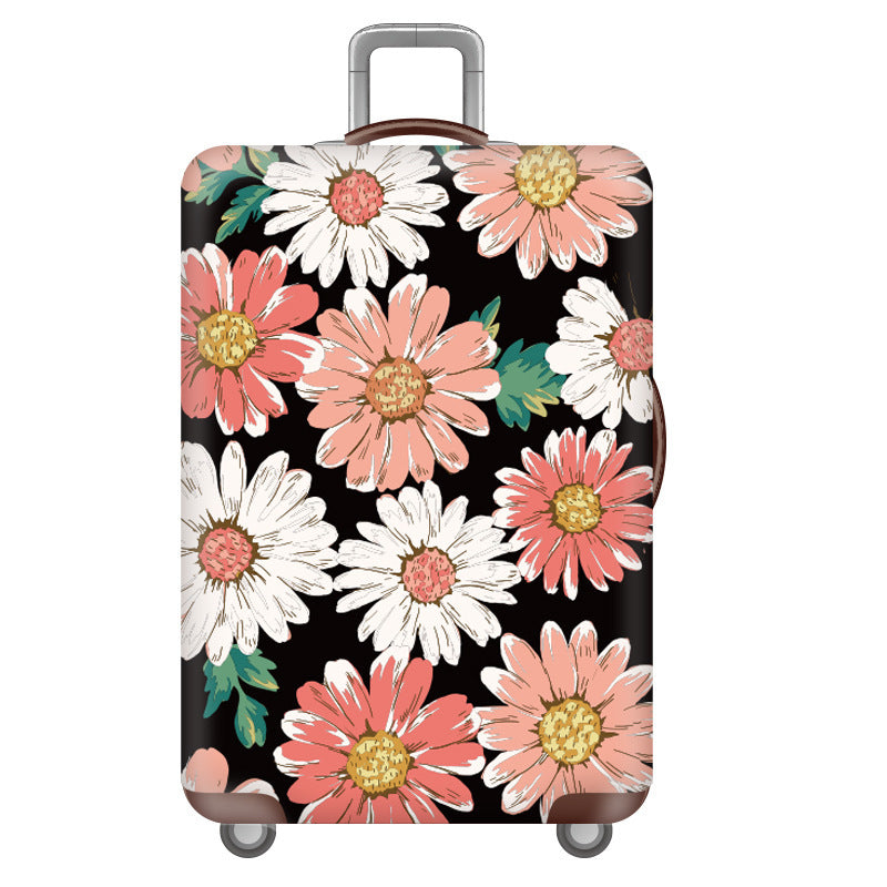 Women's Hardshell Travel Suitcase with Floral Decoration Bowlift