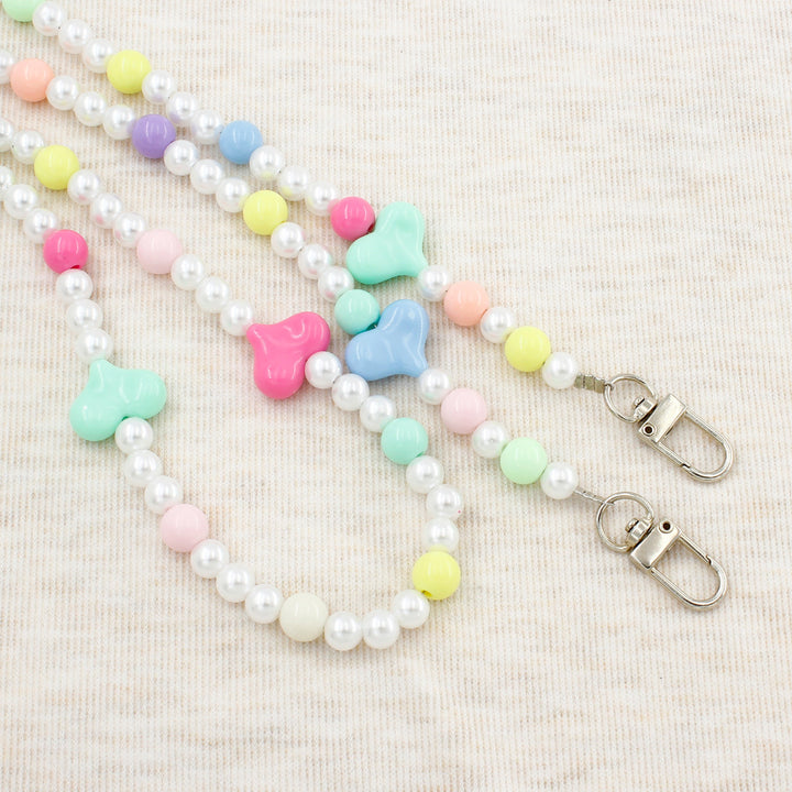 Elegant Mixed Material Necklace Bowlift