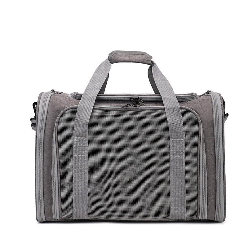Unisex Pet Transport Bag with Breathable Mesh Bowlift