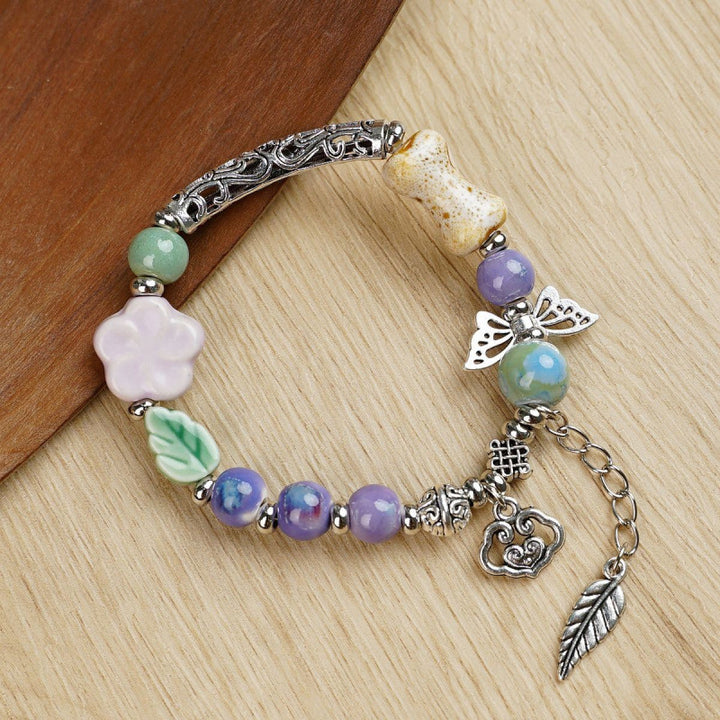 Heart-Shaped Beaded Bracelet Bowlift