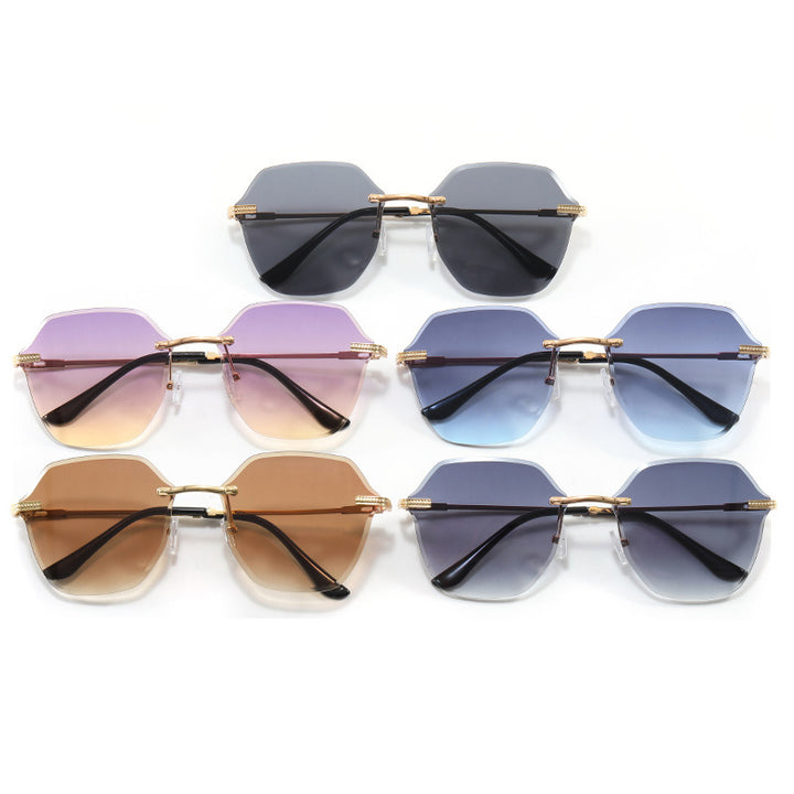 Women's fashionable sunglasses in luxurious octagonal design Bowlift