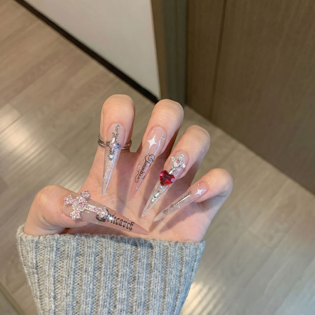 Artistic Press-On Nail Tips Bowlift