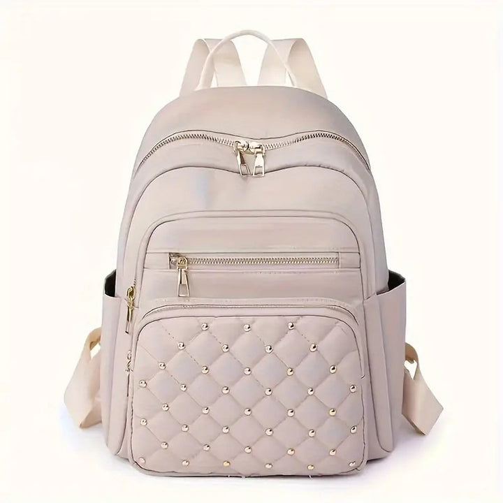 Elegant Quilted Multi-Pocket Backpack