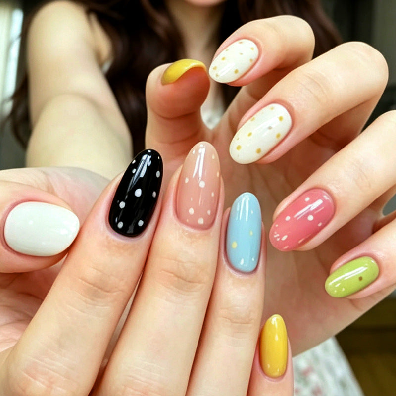 Nail art set with glitter and creative designs Bowlift