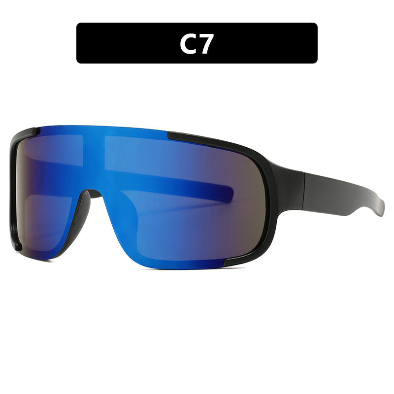 Women's sporty UV protection sunglasses with wide, aerodynamic shape Bowlift