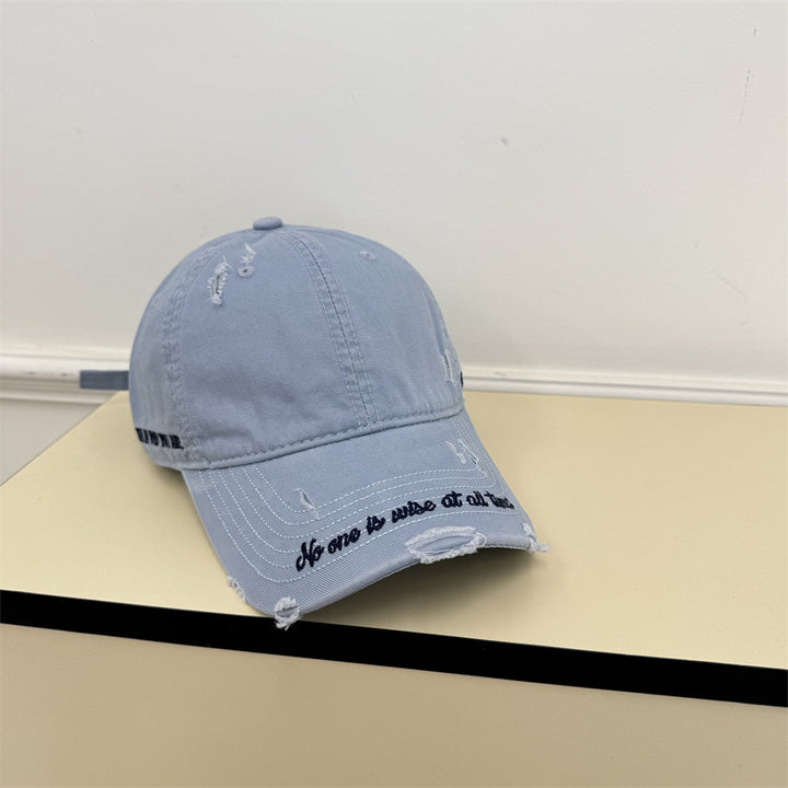 Men's Vintage Distressed Baseball Cap Bowlift