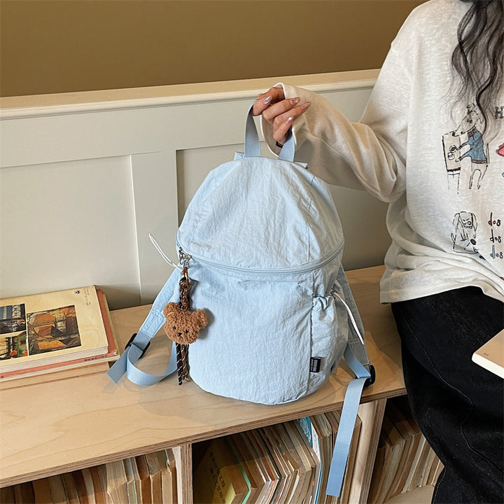 Casual Soft Fabric Backpack Bowlift