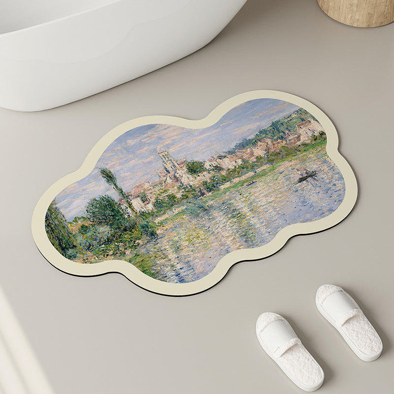 Artistic Bath Mat Bowlift
