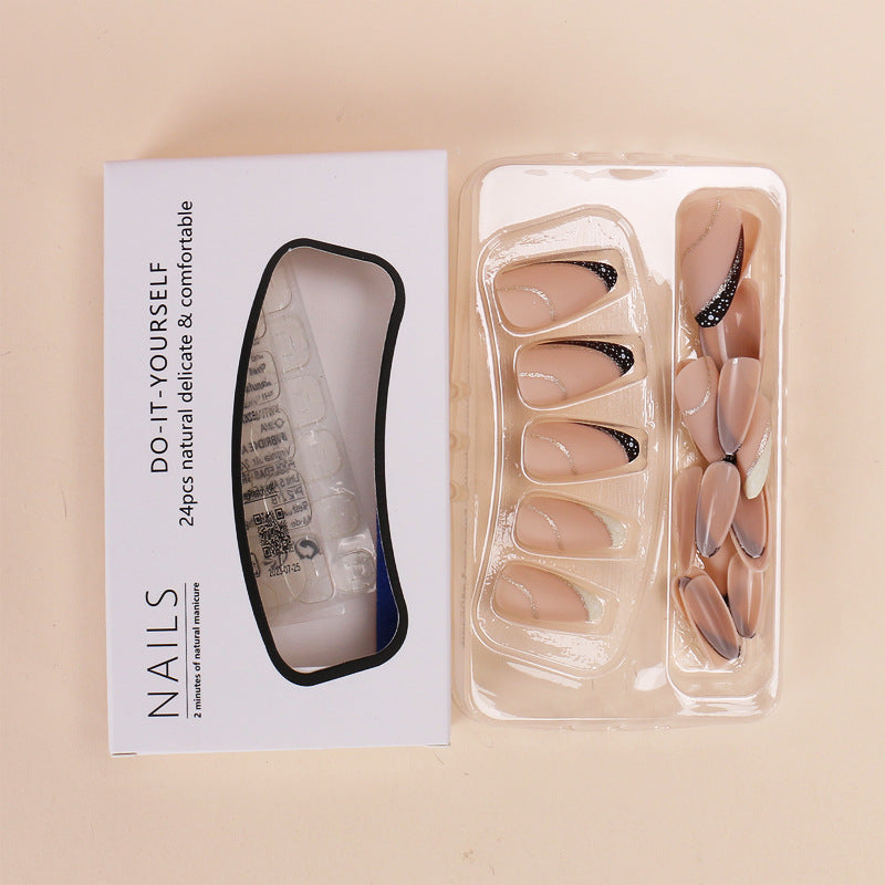 Glamorous Glittery Stiletto Press-On Nails Bowlift