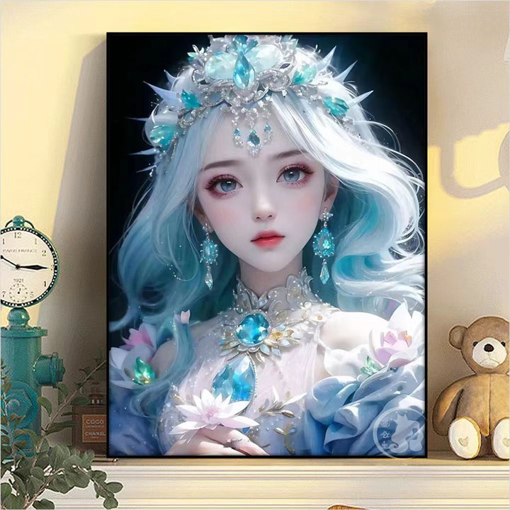 Fantasy Character Portrait Canvas Art Print Bowlift