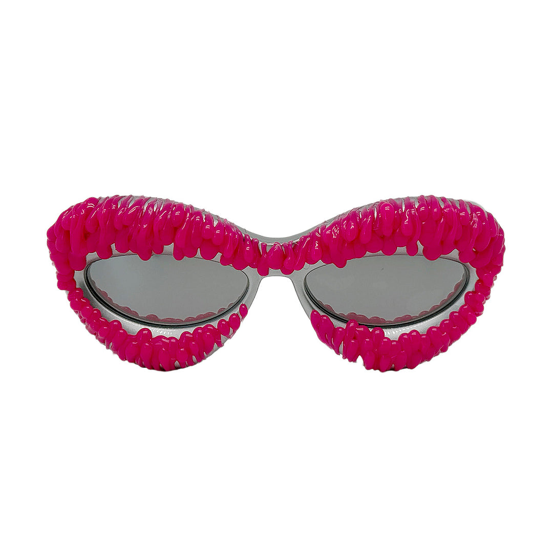 Women's extravagant cat-eye sunglasses with decorative frame Bowlift